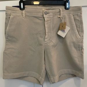 Faherty Brand stretch terry short 7” inseam, 34 waist